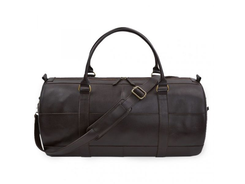 Кожаная сумка Harper MAXI темно-коричневая краст, фото 8