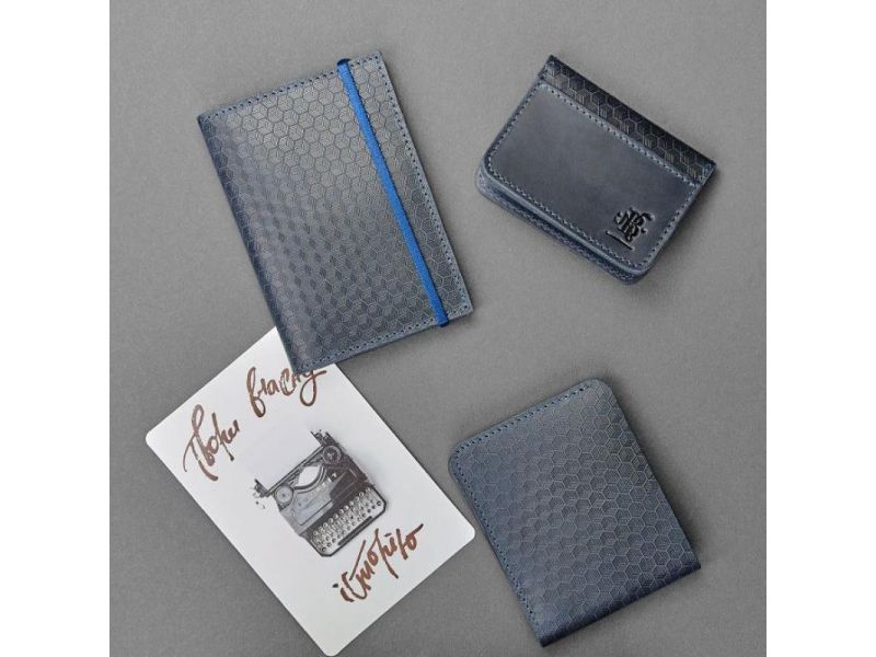 Мужской подарочный набор кожаных аксессуаров Ливерпуль (old), фото 3