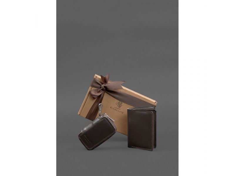 Набор кожаных аксессуаров AUTO 2.0 темно-коричневый, фото 1