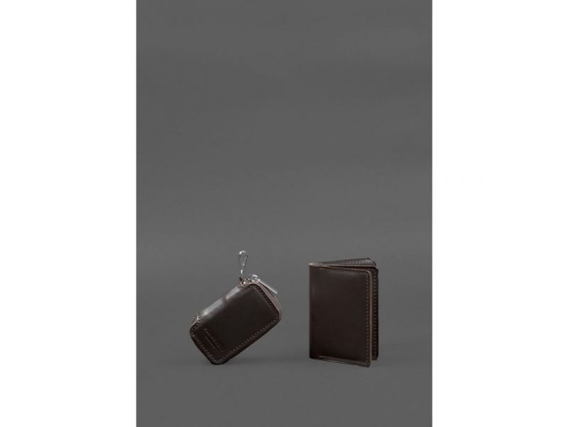 Набор кожаных аксессуаров AUTO 2.0 темно-коричневый, фото 3
