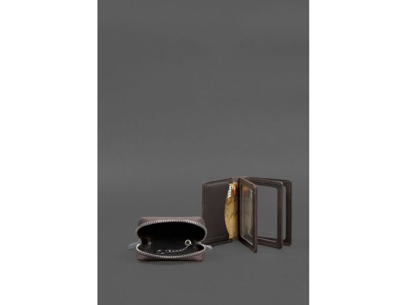 Набор кожаных аксессуаров AUTO 2.0 темно-коричневый, фото 4