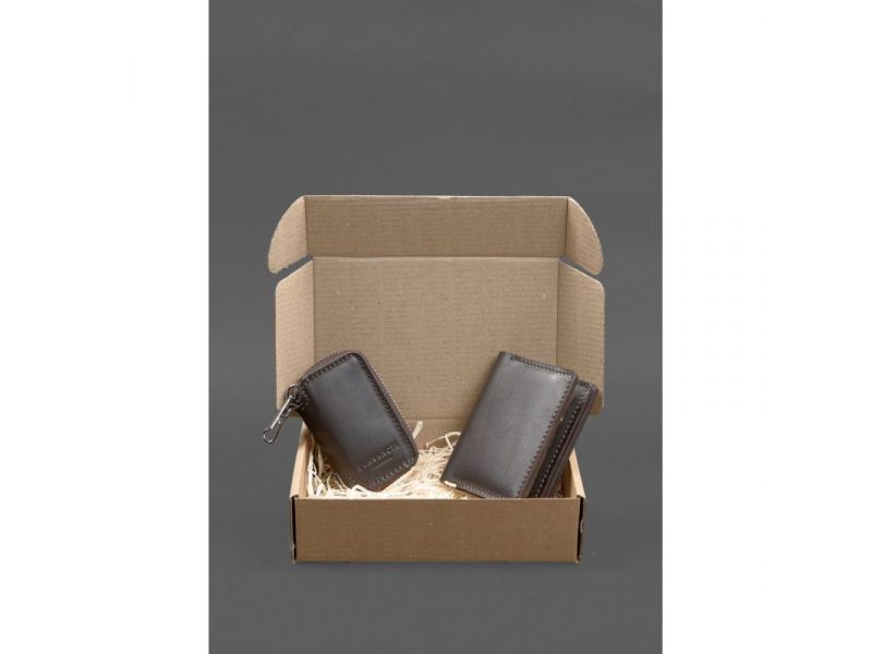 Набор кожаных аксессуаров AUTO 2.0 темно-коричневый, фото 7