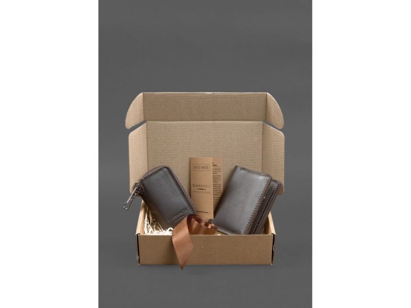 Набор кожаных аксессуаров AUTO 2.0 темно-коричневый, фото 8