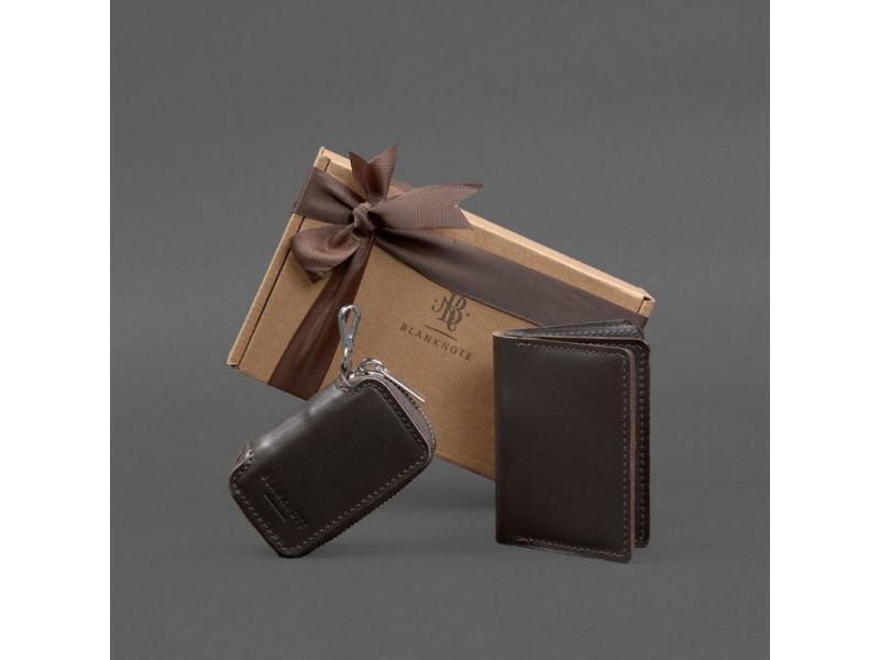 Набор кожаных аксессуаров AUTO 2.0 темно-коричневый, фото 9