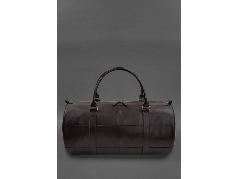 Кожаная сумка Harper MAXI темно-коричневая краст, фото 3