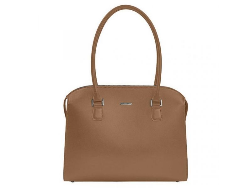 Женская кожаная сумка Business карамель Краст, фото 8