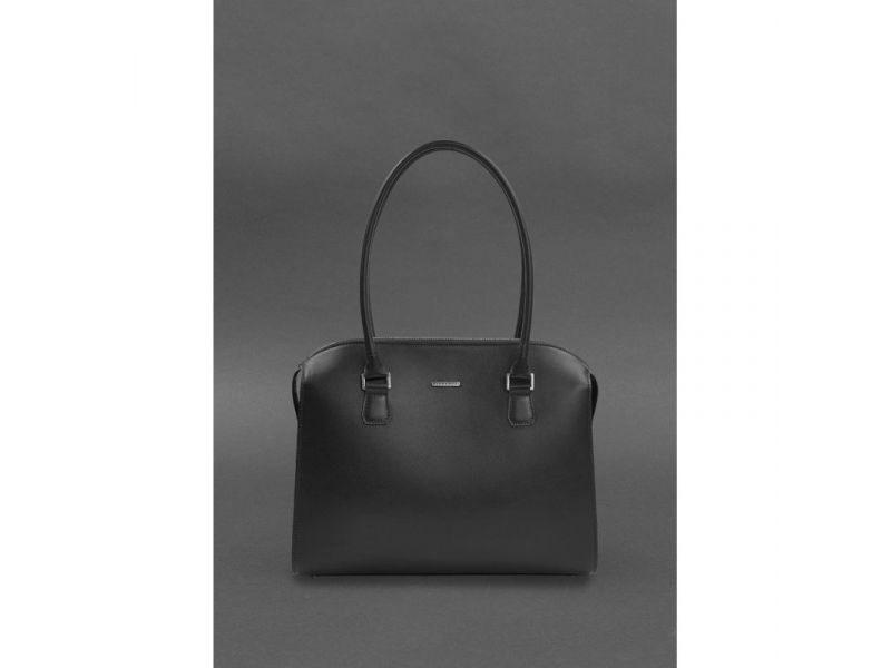 Женская кожаная сумка Business черный Краст, фото 1