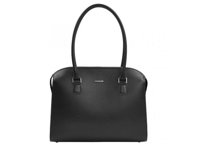 Женская кожаная сумка Business черный Краст, фото 8