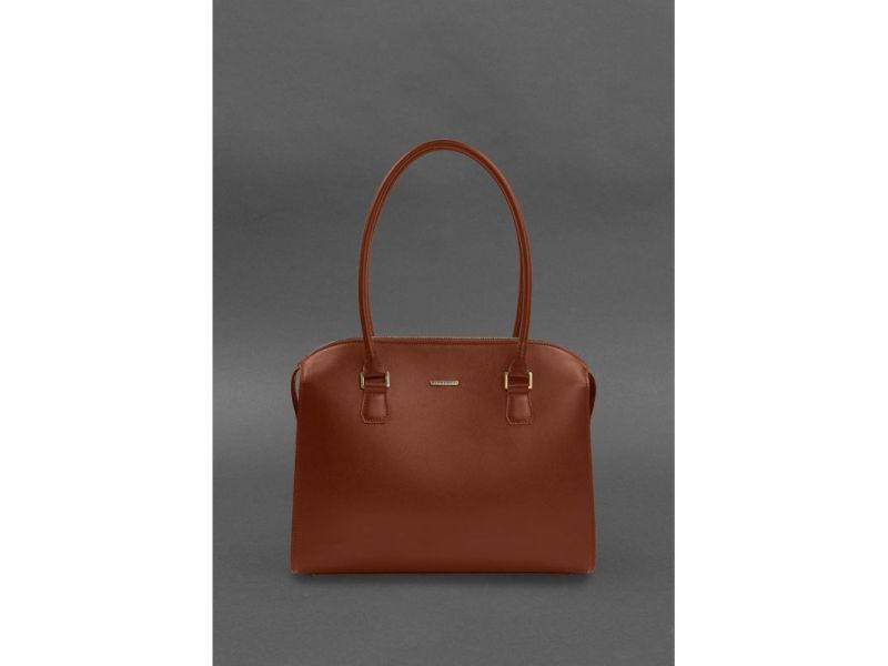 Женская кожаная сумка Business светло-коричневый Краст, фото 1