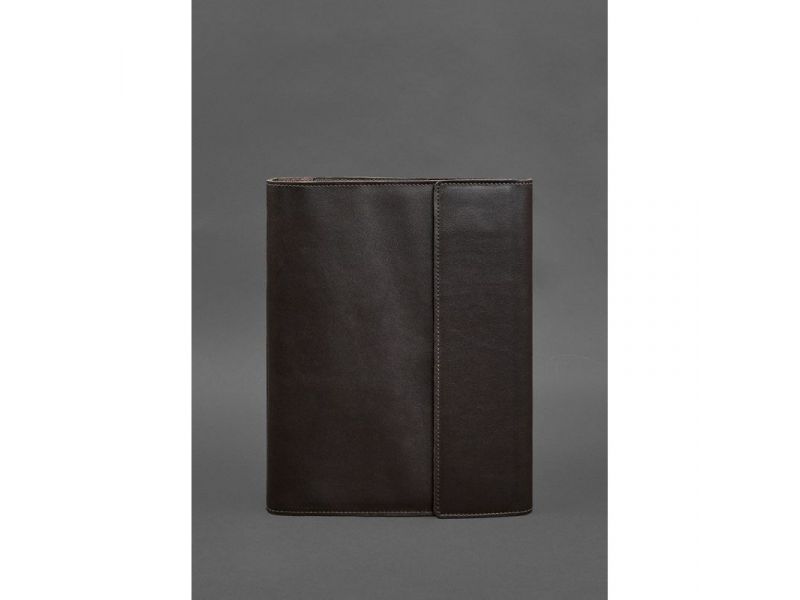 Кожаная папка для документов &amp;quot;Семейная&amp;quot; А4 темно-коричневая, фото 1