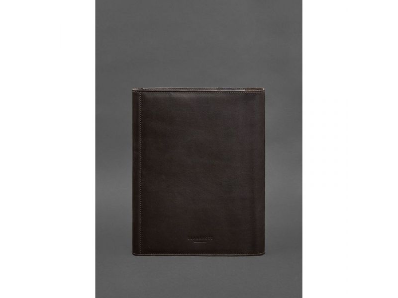 Кожаная папка для документов &amp;quot;Семейная&amp;quot; А4 темно-коричневая, фото 4