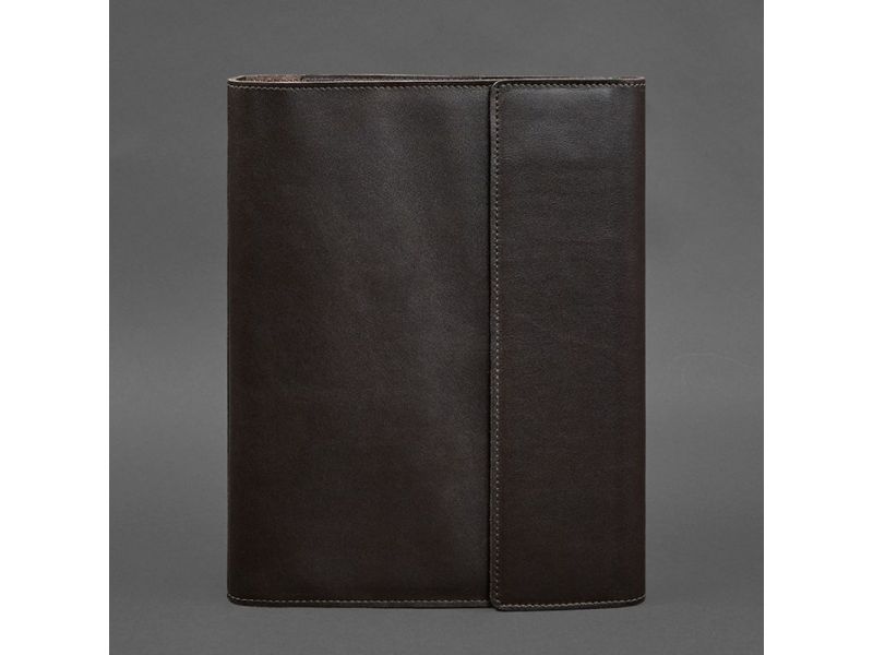 Кожаная папка для документов &amp;quot;Семейная&amp;quot; А4 темно-коричневая, фото 5