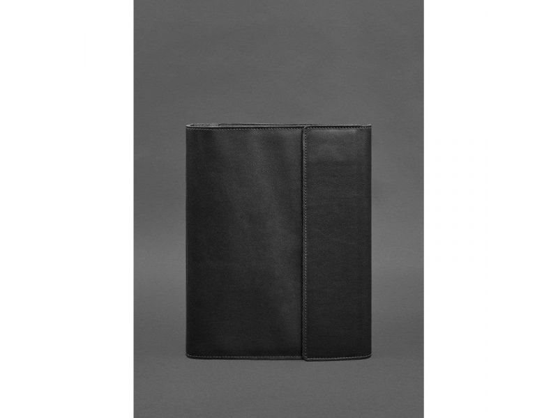 Кожаная папка для документов &amp;quot;Семейная&amp;quot; А4 Черная, фото 1