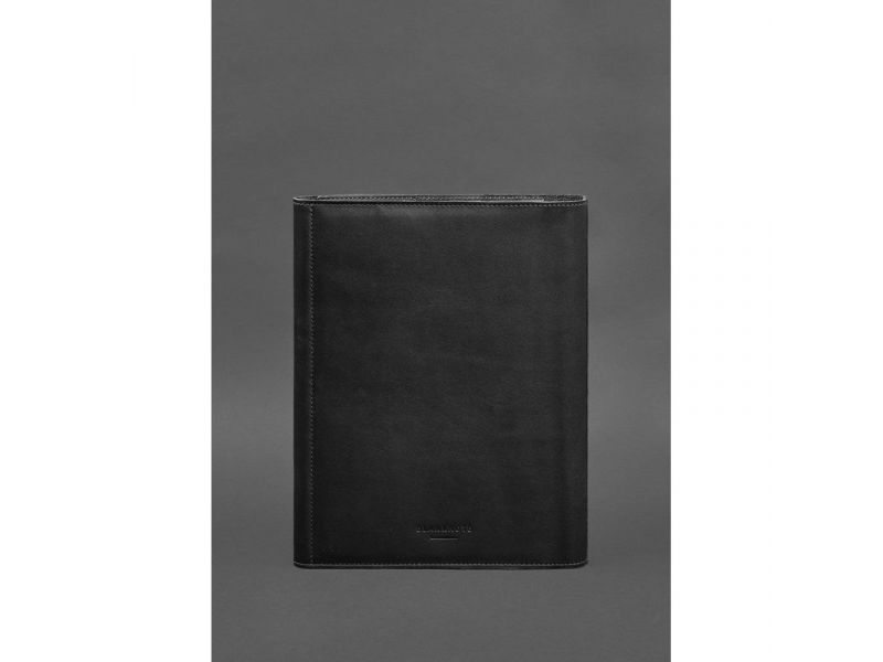 Кожаная папка для документов &amp;quot;Семейная&amp;quot; А4 Черная, фото 4