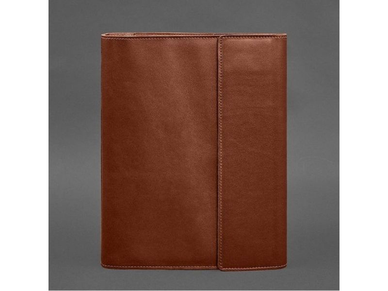 Кожаная папка для документов &amp;quot;Семейная&amp;quot; А4 Светло-коричневая, фото 5