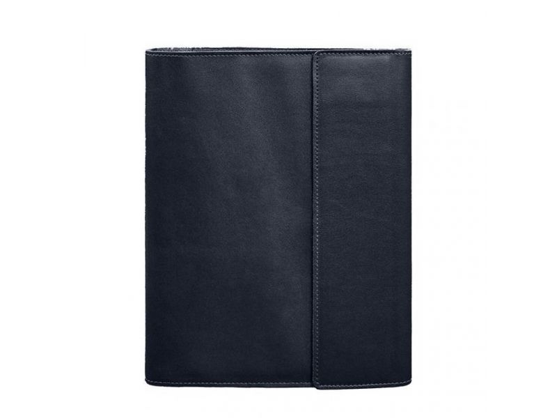 Кожаная папка для документов &amp;quot;Семейная&amp;quot; А4 Темно-синяя, фото 6