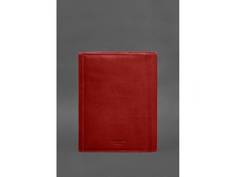 Кожаная папка для документов &amp;quot;Семейная&amp;quot; А4 Красная, фото 4