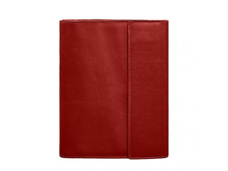 Кожаная папка для документов &amp;quot;Семейная&amp;quot; А4 Красная, фото 6