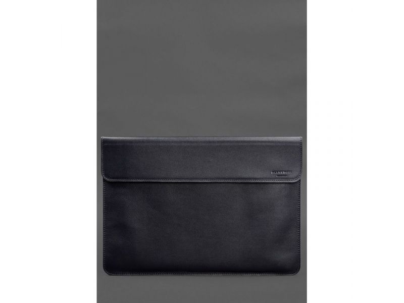 Кожаный чехол-конверт на магнитах для MacBook Air 15 (2023) Темно-синий, фото 1