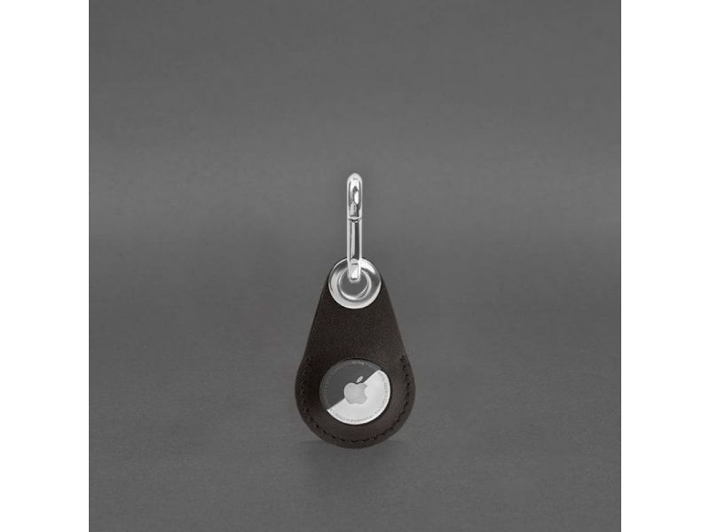 Кожаный чехол для Apple AirTag Темно-коричневый, фото 6