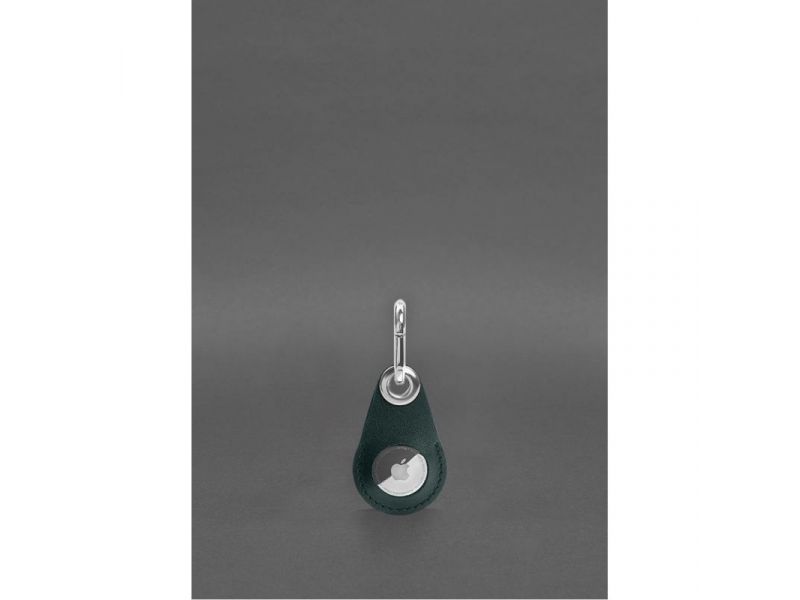 Кожаный чехол для Apple AirTag Зеленый, фото 1