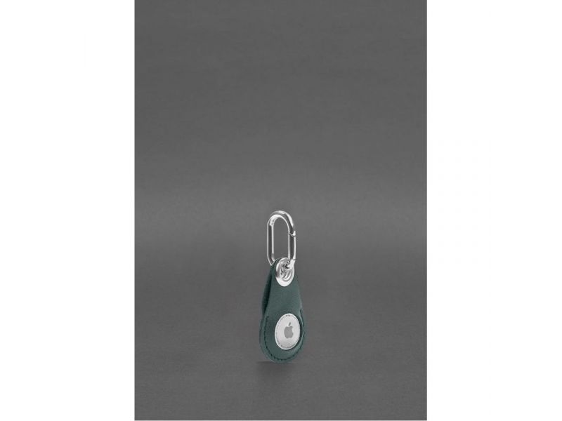 Кожаный чехол для Apple AirTag Зеленый, фото 2