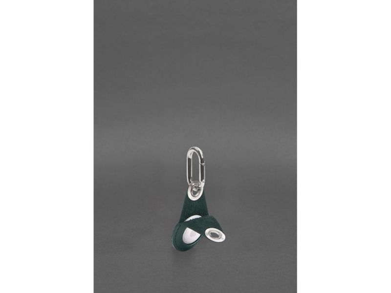 Кожаный чехол для Apple AirTag Зеленый, фото 3