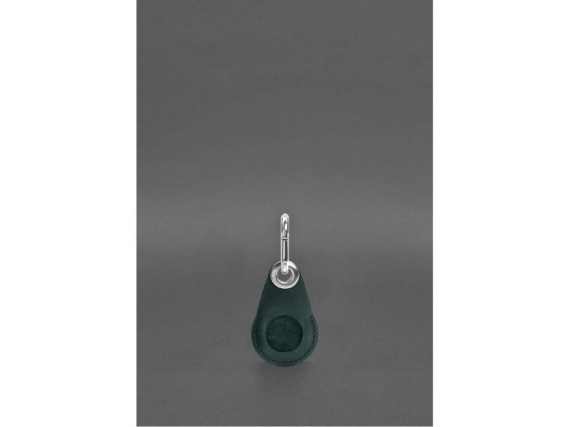 Кожаный чехол для Apple AirTag Зеленый, фото 4