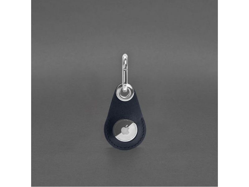 Кожаный чехол для Apple AirTag Синий, фото 6