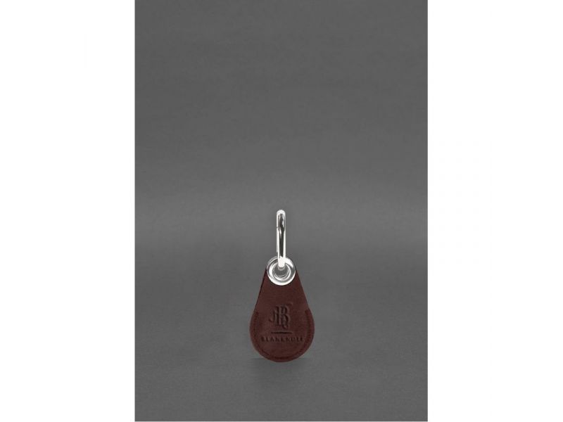 Кожаный чехол для Apple AirTag Бордовый, фото 5