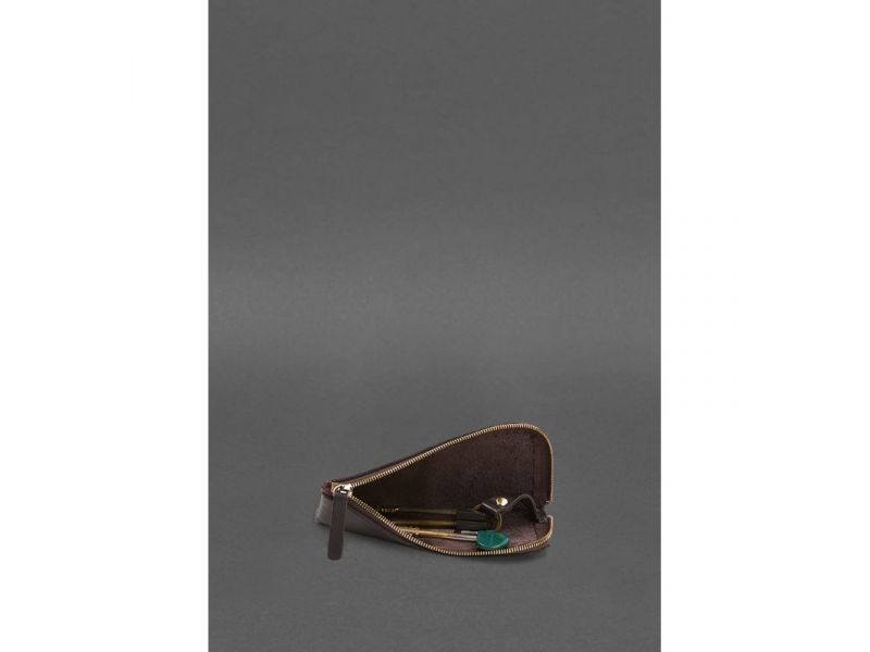 Кожаная карманная ключница 5.0 темно-коричневая, фото 2