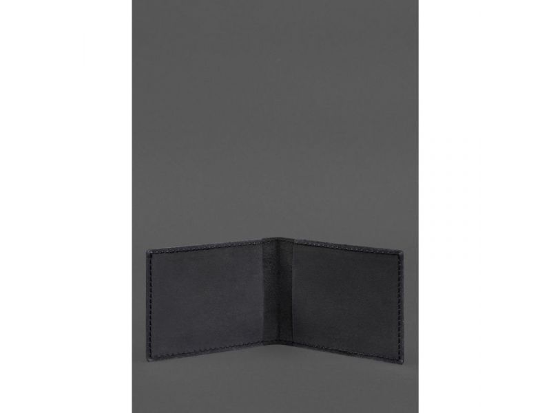 Кожаная обложка для служебного удостоверения Национальной гвардии Черная, фото 2