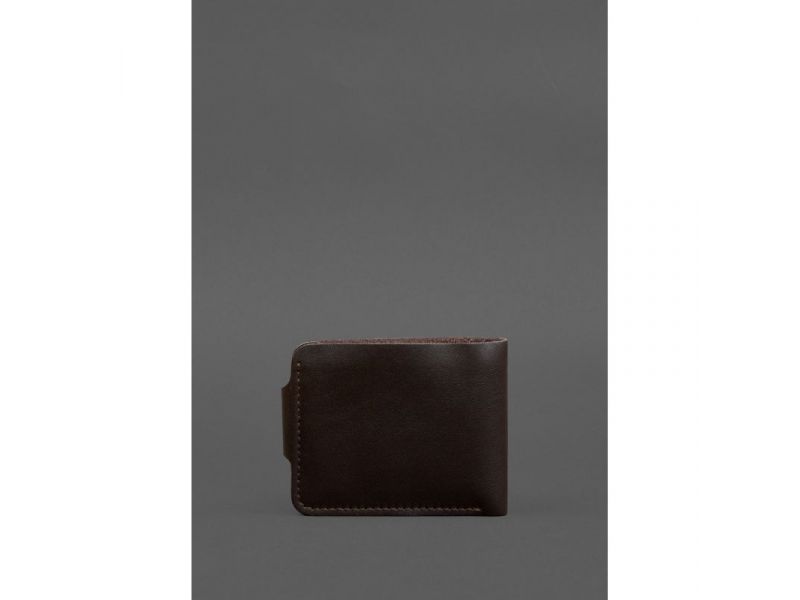 Кожаное портмоне 9.1 темно-коричневое, фото 6