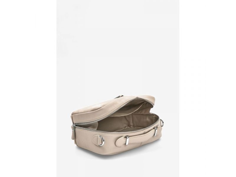 Женская кожаная сумка Avenue светло-бежевый краст, фото 6