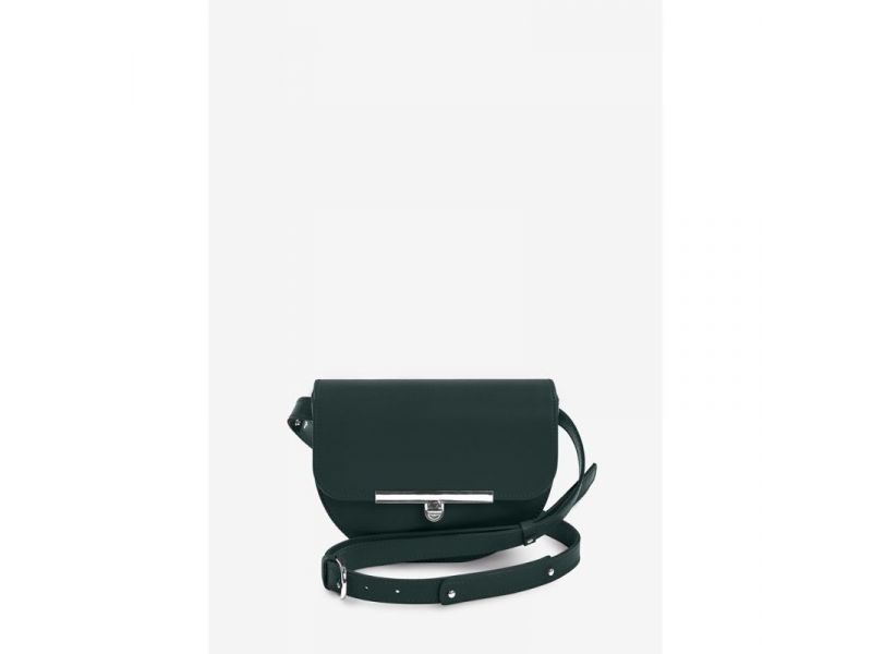 Женская кожаная сумка поясная-кроссбоди Bridget зеленый, фото 1