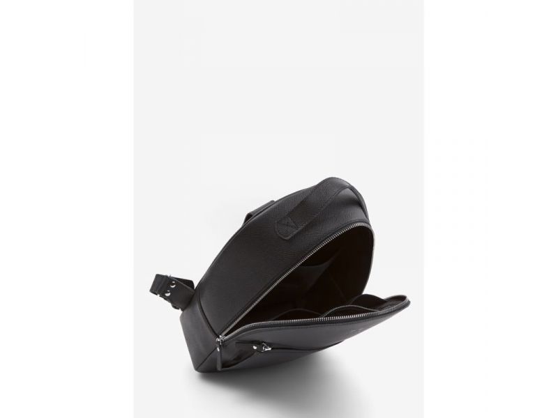 Кожаный рюкзак Groove M черный Saffiano, фото 4