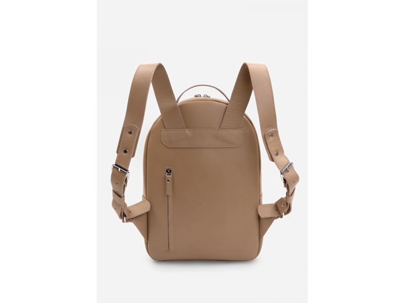 Кожаный рюкзак Groove M карамель краст, фото 3