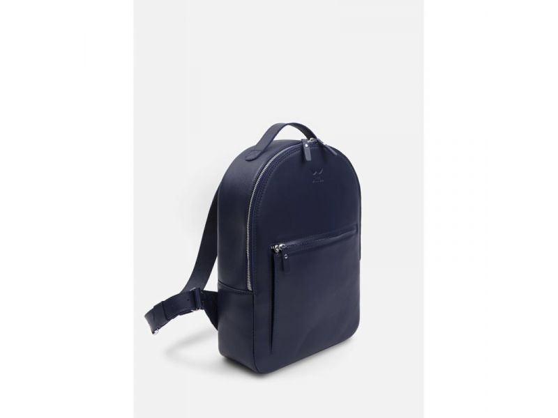 Кожаный рюкзак Groove M синий, фото 2