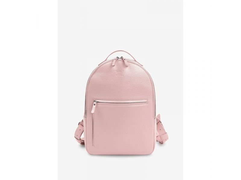 Кожаный рюкзак Groove M розовый зернистый, фото 1