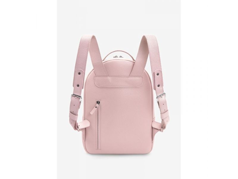 Кожаный рюкзак Groove M розовый зернистый, фото 3