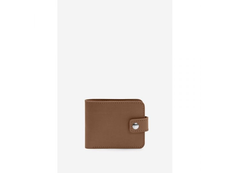 Кожаное портмоне Mini 2.2 карамель, фото 1