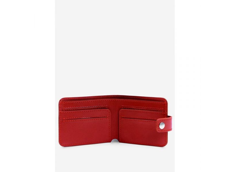 Кожаное портмоне Mini 2.2 красный, фото 2