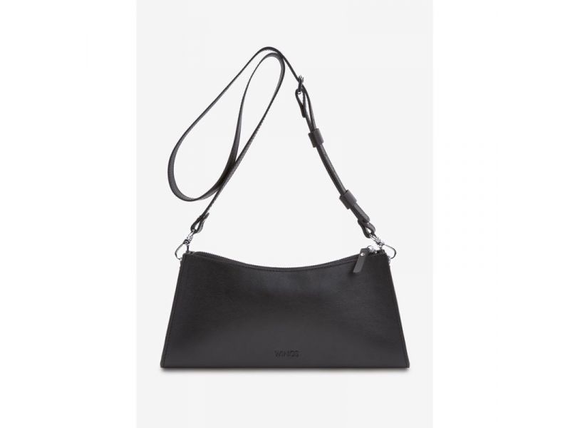 Женская кожаная сумка Sally Baget черная, фото 1