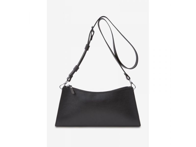 Женская кожаная сумка Sally Baget черная, фото 3