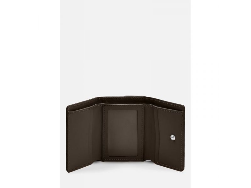 Кожаный кошелек Trinity шоколад краст, фото 2