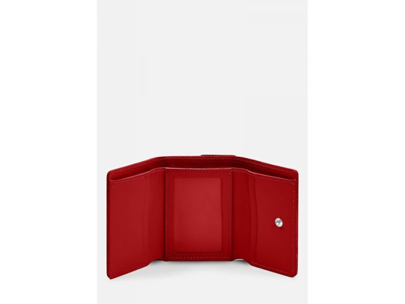 Кожаный кошелек Trinity красный краст, фото 2