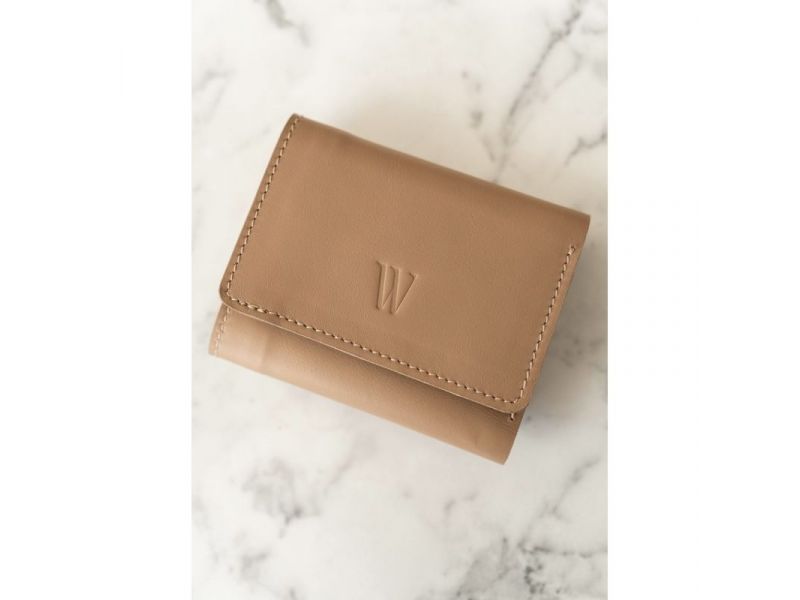 Кожаный кошелек Trinity карамель краст, фото 1