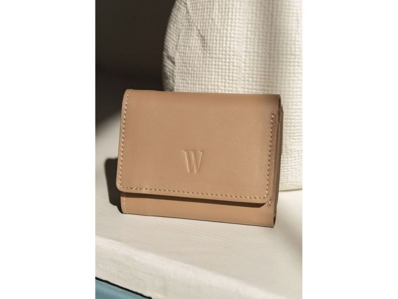 Кожаный кошелек Trinity карамель краст, фото 8