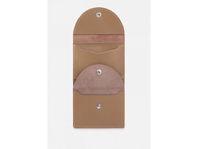 Кожаный кошелек 2.2 карамель, фото 3