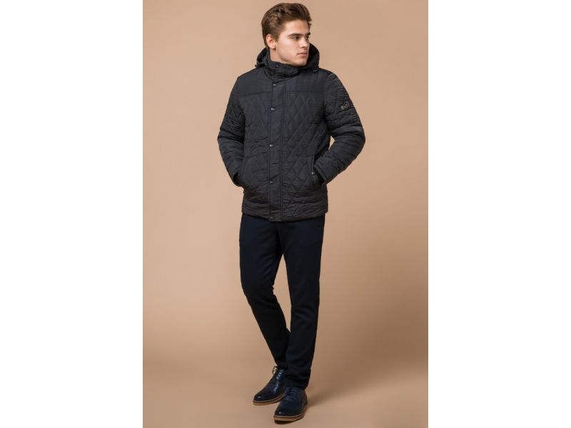 Куртка на зиму мужская графитовая модель 24534, фото 2